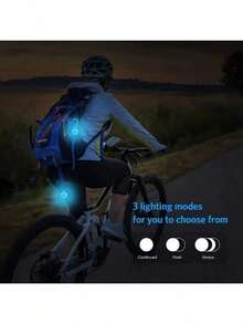 Pet Night Anti-Lost Glowing Pendant, Outdoor Backpack Light, Silicone LED Night Running Warning Light, Night Cycling Camping Rope Light, Travel Gear - Multicolor - View 6