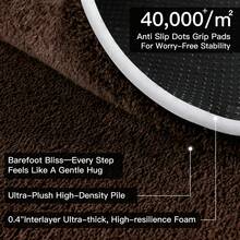 Sour Lemon Carpet  Rugs Living Room Large 120 X 170, Rugs For Bedroom, Washable Area Rugs Anti Slip Fluffy Rug Shaggy  Large Grey Rug Carpets Extra Large Rugs For Living Room BedRoom - Coffee Brown - View 4