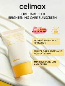 celimax Pore Brightening Repair Sunscreen SPF50+ PA++++ Broad Spectrum UV Protection Lightweight Non-Greasy K-Beauty Korean Style Makeup 50ml/1.69 Fl Oz - 50ml - View 2