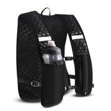 Running Backpack, Sports Backpack, Lightweight Adjustable Running Vest With Phone Pocket For Women And Men, Marathon Running Vest With Pockets (Backpack Only) - New Black - View 3