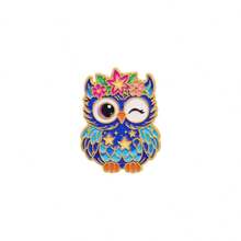 1/9pcs Cute Cartoon Colorful Bird Lapel Enamel Pins And Brooches Badge Pins For Backpacks Bags Backpack Cool Decoration Friend For Gift - Multicolor - View 13