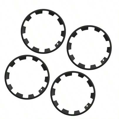 Hubcaps Wheel Covers 2025 20 Inch Set Of 4 Wheel Rim Cover Hubcaps OEM Style R20 Size Car Hub Caps, Premium Sturdy 10-Spoke ABS Tire Rim Caps, Matte Black