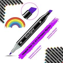 168 Colors Alcohol Markers Set, Dual Tip Permanent Art Sketch Markers, Back To School Art Supplies, Illustration & Coloring Markers, Ideal Halloween Gift For Artists - 168PCS - View 2