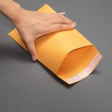 10/26Pcs Manila Self-Sealing Envelopes, 100GSM, Gold Kraft Paper Self-Adhesive Large Envelopes, For Mailing, Organizing And Storage - one-size - View 6