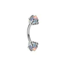 1pc Stainless Steel Perforated Dragon Claw Bead Eyebrow Stud Ear Cartilage Piercing Jewelry, Personalized Piercing Accessory Suitable For Daily Wear - Dragon Claw - View 15