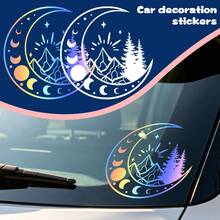 Moon Phases With Nature Scene Car Camper Caravan Windows Stickers Bumper Decals Vinyl Accessories - Moon and Nature - View 1