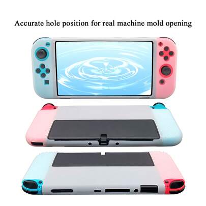 Compatible With Switch OLED, Lightweight Protective Case With Anti-Slip Textured Design, Anti-Slip, Anti-Sweat, Anti-Dust, Anti-Scratch, Enhanced Gaming Grip