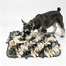 KM-P 1pc Pet Snuffle Mat Floral Grass Landscape Design With Rich Folds For Hiding Treats, Stimulate Olfactory Exploration Ability, Home Pet Interactive Training - Multicolor - View 10