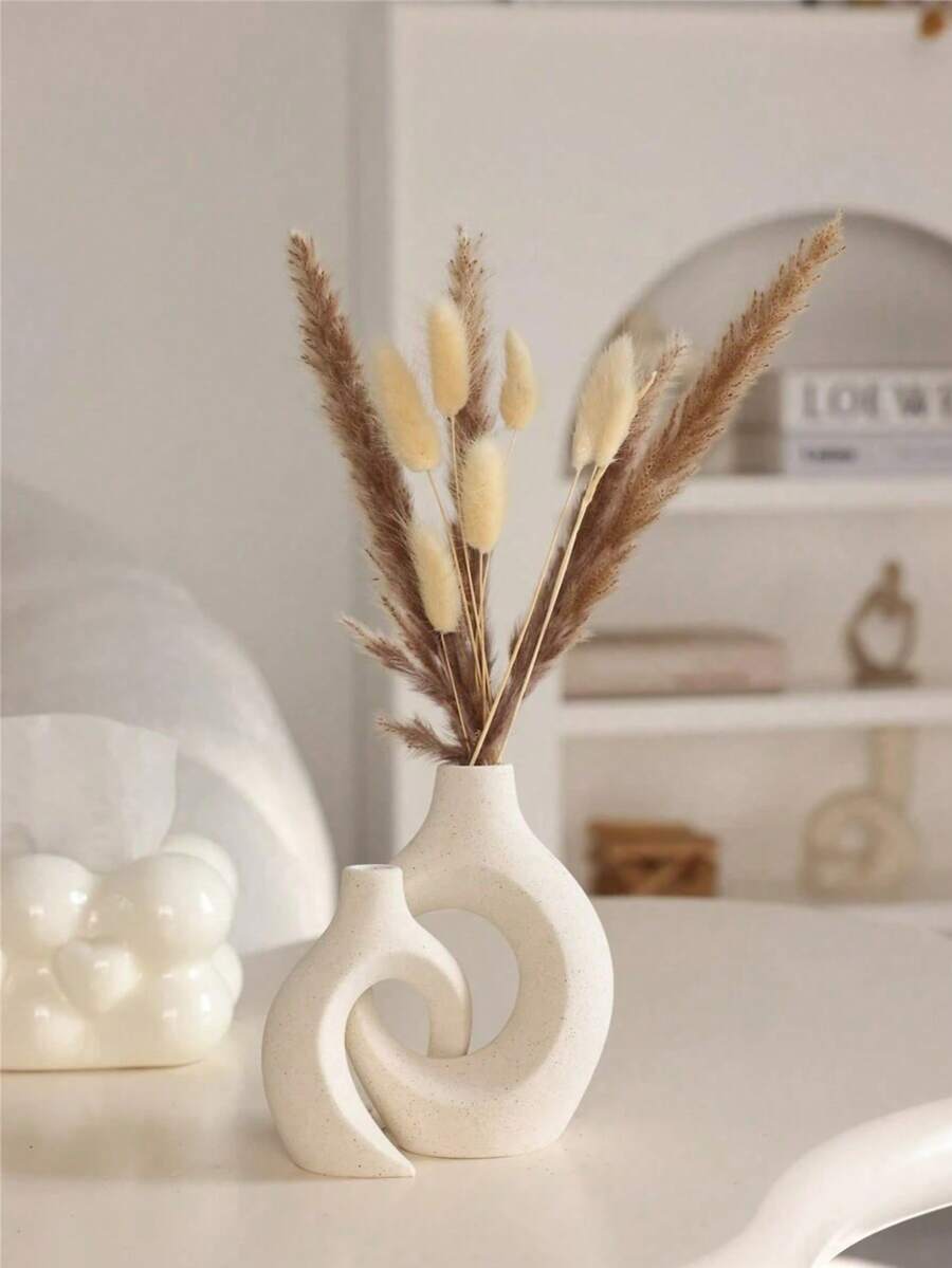 2pcs/Set Bohemian Style Vases, Room Decoration, Suitable For Any Style Scene Decoration, Photography Decoration - Multicolor - View 1