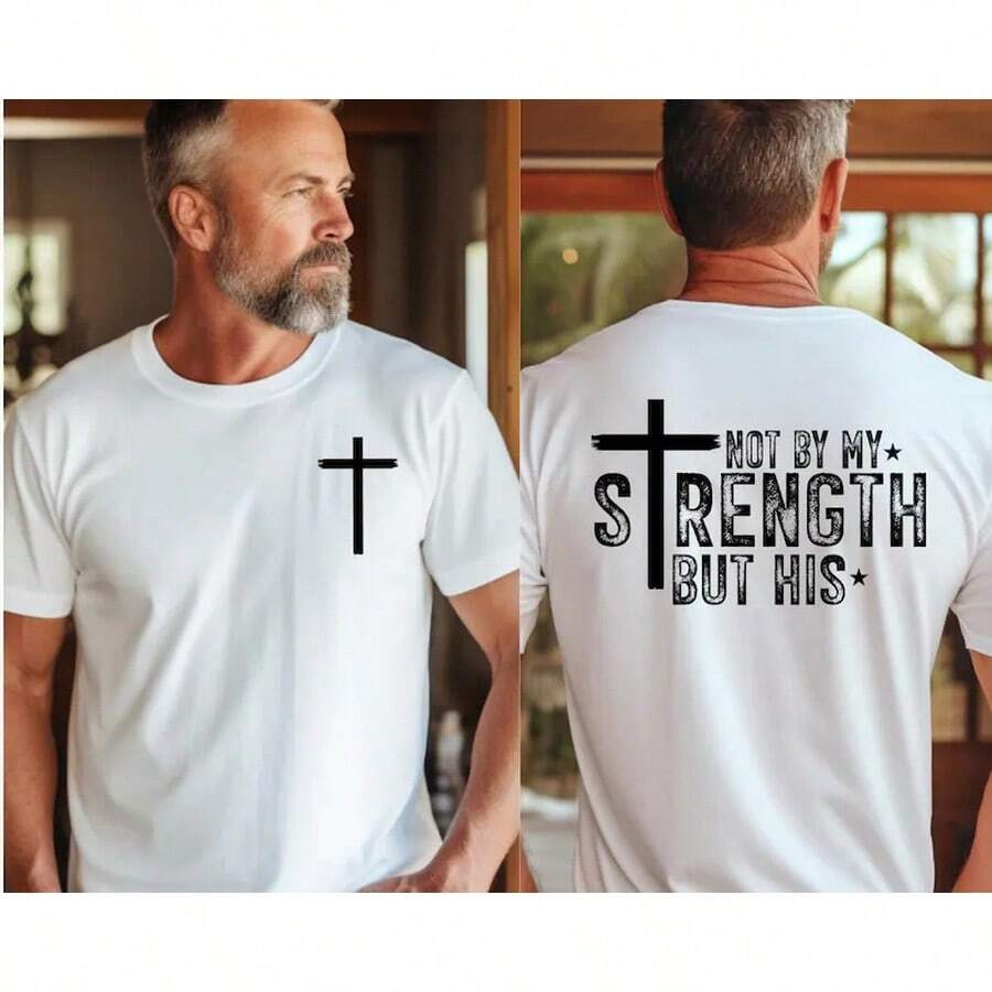Men Outdoor Tees & Tanks - White - View 1