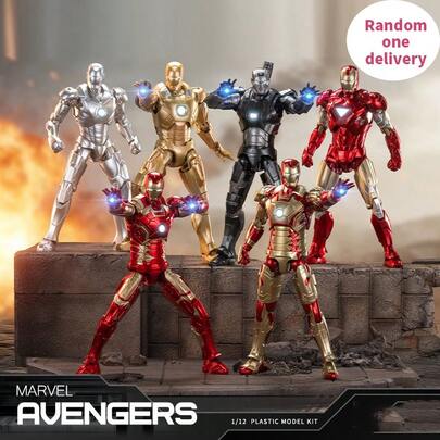 Miniso Marvel Infinity Saga Vol.02 Blind Box Figures, Well-Polished Superhero Statues With Rich Movie Character Details, Multi-Scene Home Decoration, Cool Surprise Gift For Teen Boys And Marvel IP Collectors (1 PC Random Delivery)