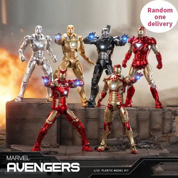Miniso Marvel Infinity Saga Vol.02 Blind Box Figures, Well-Polished Superhero Statues With Rich Movie Character Details, Multi-Scene Home Decoration, Cool Surprise Gift For Teen Boys And Marvel IP Collectors (1 PC Random Delivery)