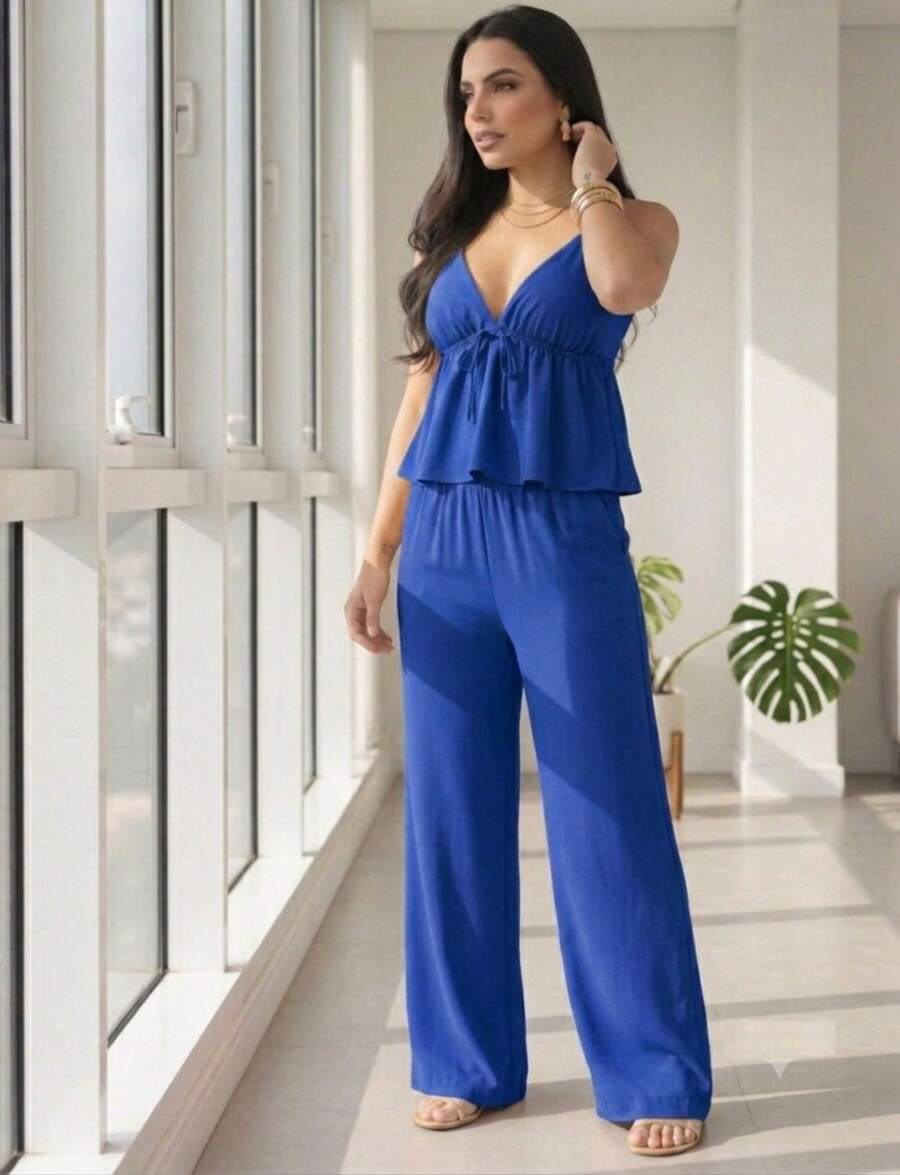 Women Two-Piece Outfits - azul real - Ver 1