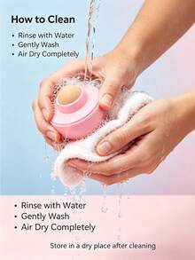 Volcanic Stone Facial Oil Absorbing Roller, Face Oil Removal Roller, Single Pack Pink - Multicolor - View 3