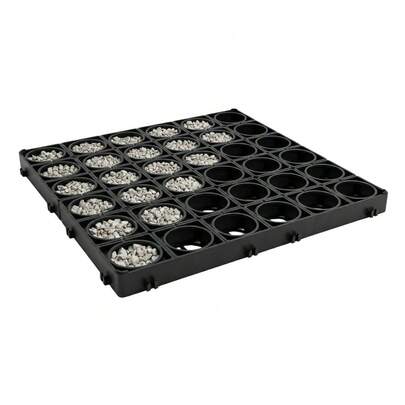 Black Plastic Paving Grid Mat – Durable, Interlocking Ground Stabilizer For Driveways, Pathways & Gravel Surfaces