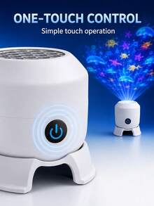 Type-C USB Snowflake Or Ocean Animal Lamp, Rainbow Dynamic Light For Holiday Rooms - Multi-color light - View 10