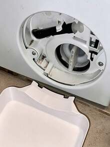 1pc Washing Machine Drain Pan, Laundry Room Essential, Floor Protection Tray, Waterproof & Spill-Proof, Durable Home Storage Solution, Laundry Area Cleaning Accessory - Multicolor - View 5