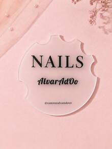 Customizable Acrylic Nail Photo Palette, Nail Tech Photo Prop For Nail Art And Selfies, Nail Custom Logo, Nail Hand Symbol, Reusable, Aesthetic, Mom, Friends, For Mother's Day, For Birthdays, For Weddings, Photography Background, Personalized Gift - Multicolor - View 22