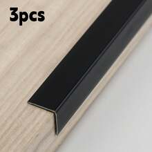 3pcs 19.68x0.78in Self-Adhesive Aluminum Alloy Wall Corner Guard Decorative Strip, Metal Decorative Edge Protection Strip, Suitable For Tile Walls, Door Frames, Cabinets And Baseboards - 50 cm - View 17