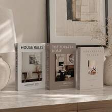 qiwsudfbw 3pcs Nordic Style Decorative Books, Faux Books, Suitable For Living Room, Bedroom, Entryway Coffee Table, Modern Home Decor - 3pcs - View 7