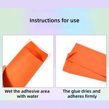 100pcs Cash Envelopes, 165*82mm, For Savings Challenges, Gift Cards, Checks, And Bills - Perfect Holiday Gift, Self-Adhesive Small Envelope Cash Gift Bags Colored Change Envelopes - A - View 5