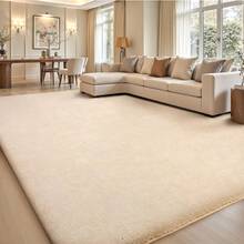 EDIMENS Rugs Living Room Large 160x230, Grey Rug For Bedroom Washable Area Rugs Anti Slip Fluffy Rug Shaggy Cream Carpets Extra Large Rugs For Living Room, Home Decor - Light Camel - View 14
