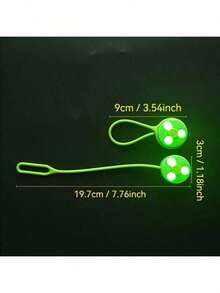 Pet Night Anti-Lost Glowing Pendant, Outdoor Backpack Light, Silicone LED Night Running Warning Light, Night Cycling Camping Rope Light, Travel Gear - Multicolor - View 4
