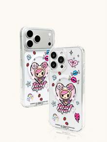 tokidoki Custodia trasparente per telefono da donna, compatibile con ricarica magnetica senza fili, compatibile con telefoni Apple, stile regalo per le vacanze, stile estivo, antiscivolo, antiurto, anti-impronte, compatibile con Galaxy S22, S23, S24 Plus, S25, S26 Ultra, adatto per Phone 17, 17 Air, 17 Pro, 17 Pro Max, 12, 13, 14, 15, 16 Pro, 16 Pro Max, 14 Plus, 15 Plus, 16 Plus, 16 Pro - Trasparente - Visualizzare 7