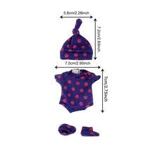 Pakaian Mini Lucu untuk Boneka Reborn Silikon Mini 6 Inci 4 Gaya Kostum Bayi Menggemaskan Pakaian Boneka Lembut dan Ramah Kulit - Pakaian Boneka - View 13