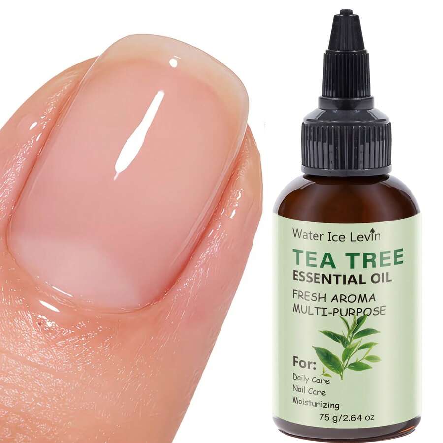 茶樹精油清新香氣美甲護理油,多用途使用,恢復指甲表面光滑與光澤,適合日常美甲護理與保濕 - 75g - 查看 1