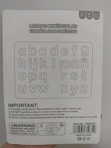 27 Spanish Alphabet Material Spelling Drawing Templates, Suitable For School Classroom Teaching, New Year Gift Christmas Halloween Recommended, School Learning Supplies, Teaching Aid Tools, Educational Materials, Interactive Learning, Reusable Materials, Spanish Alphabet, Home Education, Students, Back To School Season - Spanish - View 5