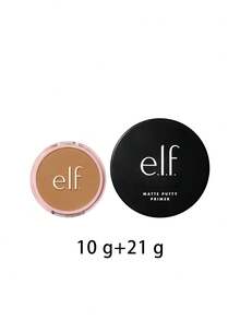 e.l.f. [Bundle] Halo Glow Powder Filter Tan Neutral Warm 10 G + Matte Putty Primer 21 G - Tan Neutral Warm+Transparent - View 2