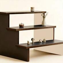 3-Tier Wooden Desktop Display Stand, Storage Rack For Figurines, Blind Boxes, Perfume, Coffee Mugs And Cosmetics - View 1