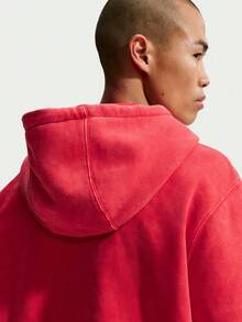 Nike Men's M NK CLUB BB FZ Sweatshirt GEL Knit Sweatshirt Jacket IQ6422-657 - Red - View 4