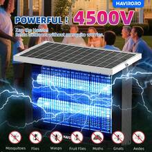 HAVIRORO Powerful Large Solar Bug Zapper Outdoor For 2000Sq.Ft, Poartable Rechargeable Mosquito Zapper With High Powered, Cordless Solar Fly Zapper For Patio Garden Backyard RV Camping Pond Pest Control - Black - View 7