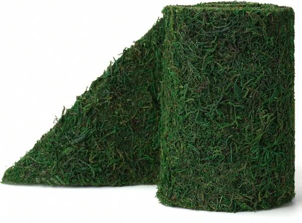 Camino de mesa de musgo seco Byher para decoración de fiesta y jardín, verde oscuro (14cm X 130cm ( 5.5" X 51" ))
