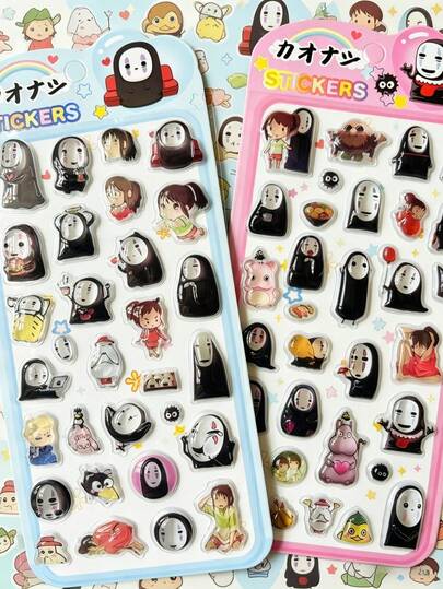 B. High-Quality 3D Exquisite Animal Stickers, Fun Shiny Decoration, 3D Interesting Japanese Animal Stickers, Made Of Durable Fabric And Adhesive Backing, Waterproof And Non-Sticky, Decorative Stickers, Sturdy Material, Distinct Layers, Vibrant Colors, Mixed Design, Asymmetrical Shape, Waterproof Decorative Stickers, Suitable For DIY Decoration