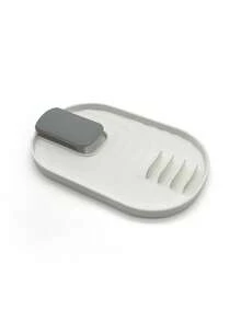 1 pieza Estante de cubertería de plástico duro con alfombrilla de goteo, apto para utensilios de cocina del hogar como cucharas, pinzas, estantes de accesorios de cocina, estante multifuncional resistente al calor para tapas de ollas, estante de almacenamiento de espátulas, estante plegable para tapas de ollas y soporte para cucharas. - Multicolor - Ver 14