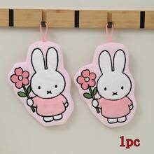 1pc Miffy Rabbit Hand Towel, Cute Hanging Kitchen Towel, Soft And Absorbent, Suitable As A Small Gift For Fans, Family And Friends - Multicolor - View 10