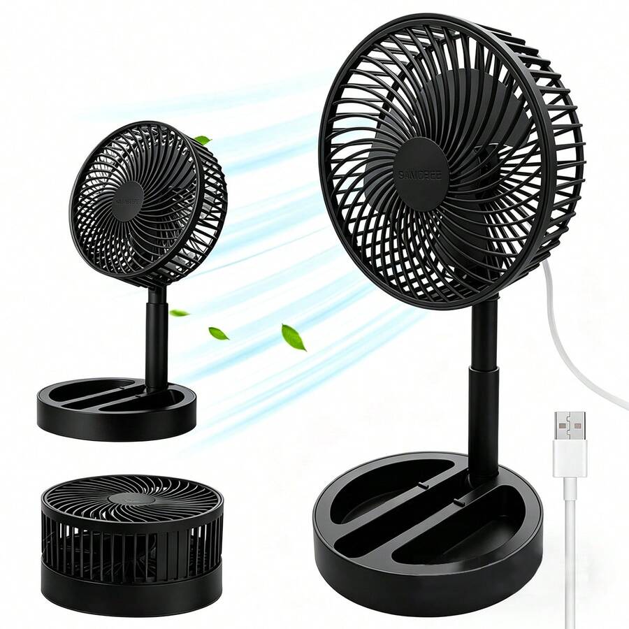 1pc Mini Fan, Summer Unisex, Cooling, Suitable For Travel, Daily Life, Commuting, Party, Holiday. Perfect Birthday Gift For Family, Parents, Friends, Partner, Holiday Essential, Camping