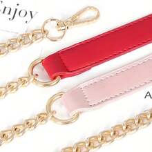 1pc Long Chain Shoulder Strap, 120cm/47.24in, Metal Material, Suitable For Mahjong Bag, Underarm Bag, Replaceable Shoulder Strap, DIY Modification Accessory, Fits Shoulder Bag, Crossbody Bag, Ideal Gift For Friends And Family - 120cm/47.2 Inches - View 4