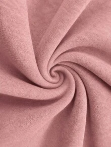 Pantalones deportivos pans pants dama mujer casuales casual pantalón wide leg pierna ancha estilo deportivo bolsas bolsillos funcionales tela cómoda suave cintura elástica ajuste holgado tir - Rosa vieja - Ver 2
