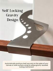 1pc Bird-Shaped Stainless Steel Easel Hand Rest, Minimalist Artistic Style, Adjustable Installation Without Damaging Canvas, Reduces Wrist Fatigue During Painting, Compatible With Most Wooden Easels, Essential For Painters And Students In Art Studios - Multiple Colors - View 3