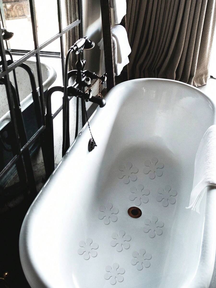 WoStick 10CPS Invisible Non Slip Flower Bathtub Grip Stickers - AS307 - View 1