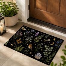 1pc Polyester Kitchen Drain Mat, Non-Slip Absorbent Quick-Dry Floor Mat, Kitchen Sink Countertop Mat, Home Door Mat, Living Room Bedroom Bathroom Decorative Mat, Pet Mat, Holiday Home Gift - Multicolor - View 3