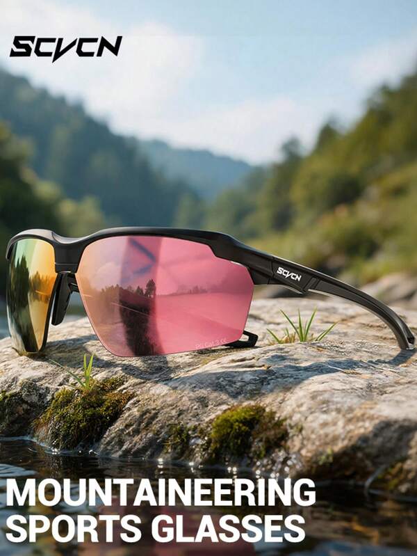 1pc SCVCN Women Sports Glasses Fashion Outdoor Running Glasses Cycling Glasses Casual Glasses Hiking Glasses Road Cycling Glasses