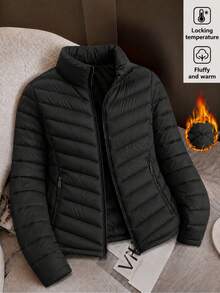 Women Winter Coats - Black - View 1