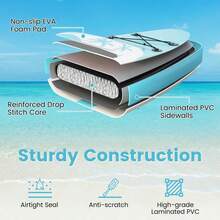 10/11 Feet Inflatable Stand Up Paddle Board With Premium SUP Accessories-S-XY248511 - SP38210-s - View 8