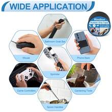 2 Inch X 9.8 Ft Rubber Tape, Ultra-Thin Waterproof Anti-Slip Textured Rubber Grip Tape, Suitable For Handles, Tools, DIY, Home Use, Comfortable Touch (Black) - Black - View 6