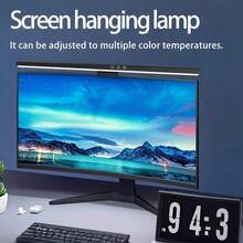 USB Powered RGB Monitor Screen Light Bar, Dimmable Eye-Care Computer Screen Hanging Lamp, Adjustable Brightness Color Temperature LED Monitor Light, Gaming Working Studying Reading Desk Decor Light For PC Laptop Office Home - one-size - View 7